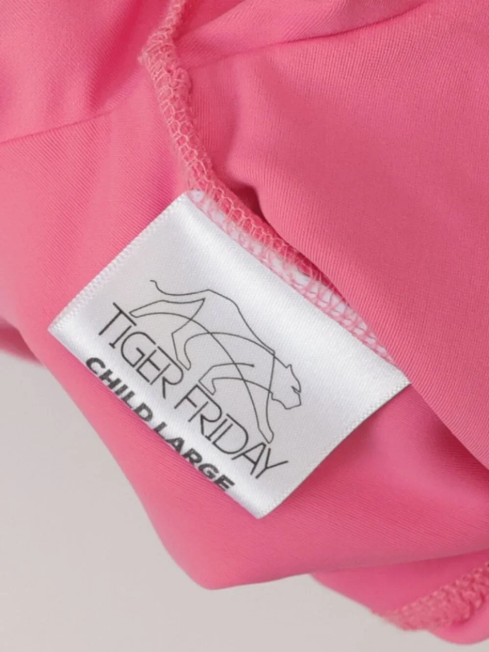 Tiger Friday Ever After Top size Child L in Flamingo Pink EUC